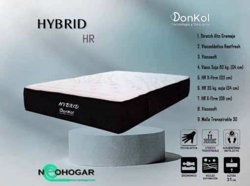 colchón hybrid donkol